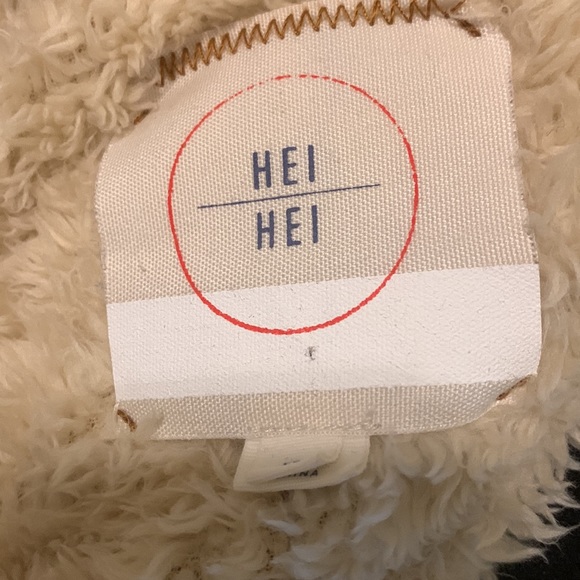 HEI HEI ANTHROPOLOGIE coat with Sherpa! - Picture 8 of 12